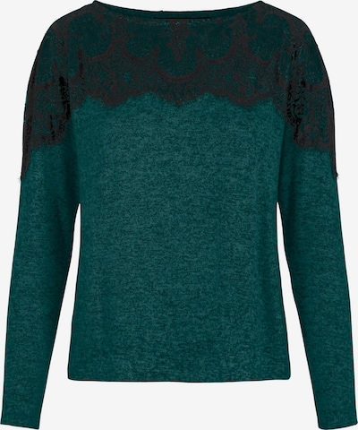 VERO MODA Shirt 'BLIMA' in smaragd / schwarz, Produktansicht