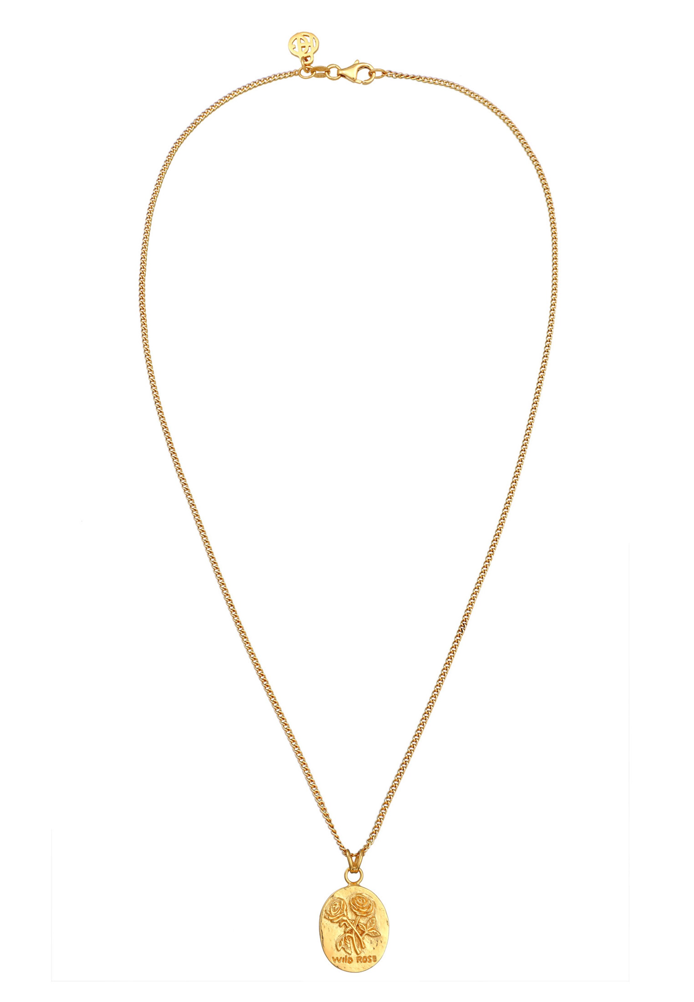 Haze&Glory Ketting 'Rose' in Goud: voorkant