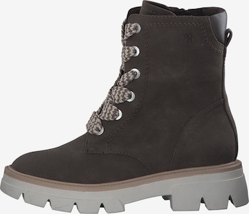 s.Oliver Lace-Up Ankle Boots in Grey