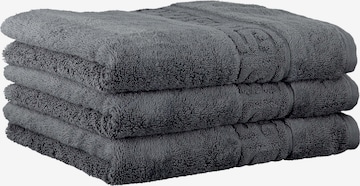 Serviette Cawö en gris : devant