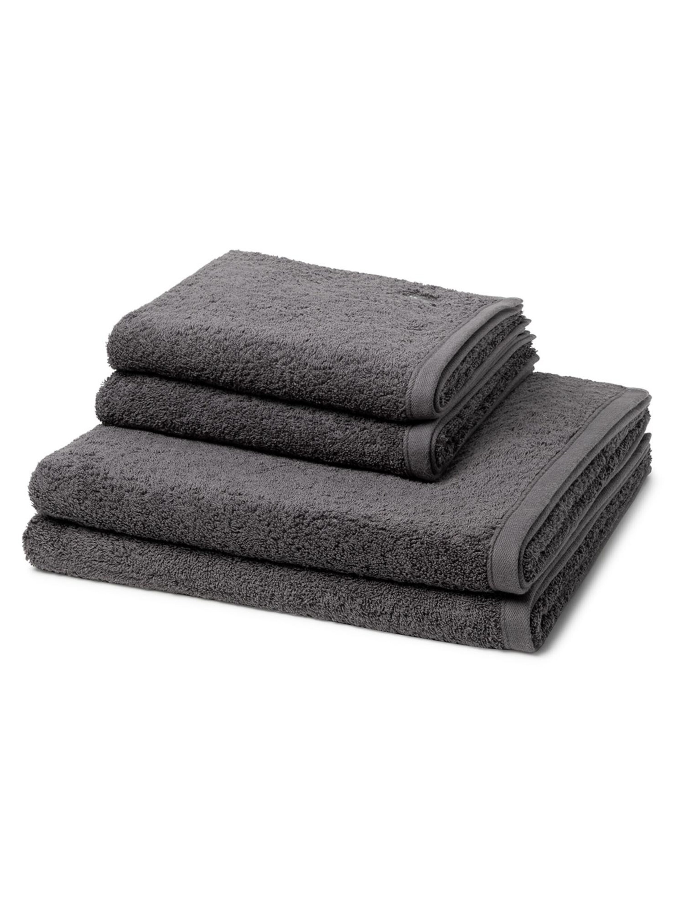 ROSS Handtuch 'Vita'‌‌‌‌ in Grau: Vorderseite