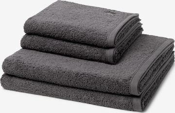 ROSS Handtuch 'Vita' in Grau: Vorderseite