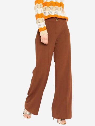 LolaLiza Wide leg Broek in Bruin