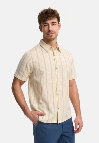 Coupe regular Chemise business ' INJulio ' INDICODE JEANS en beige