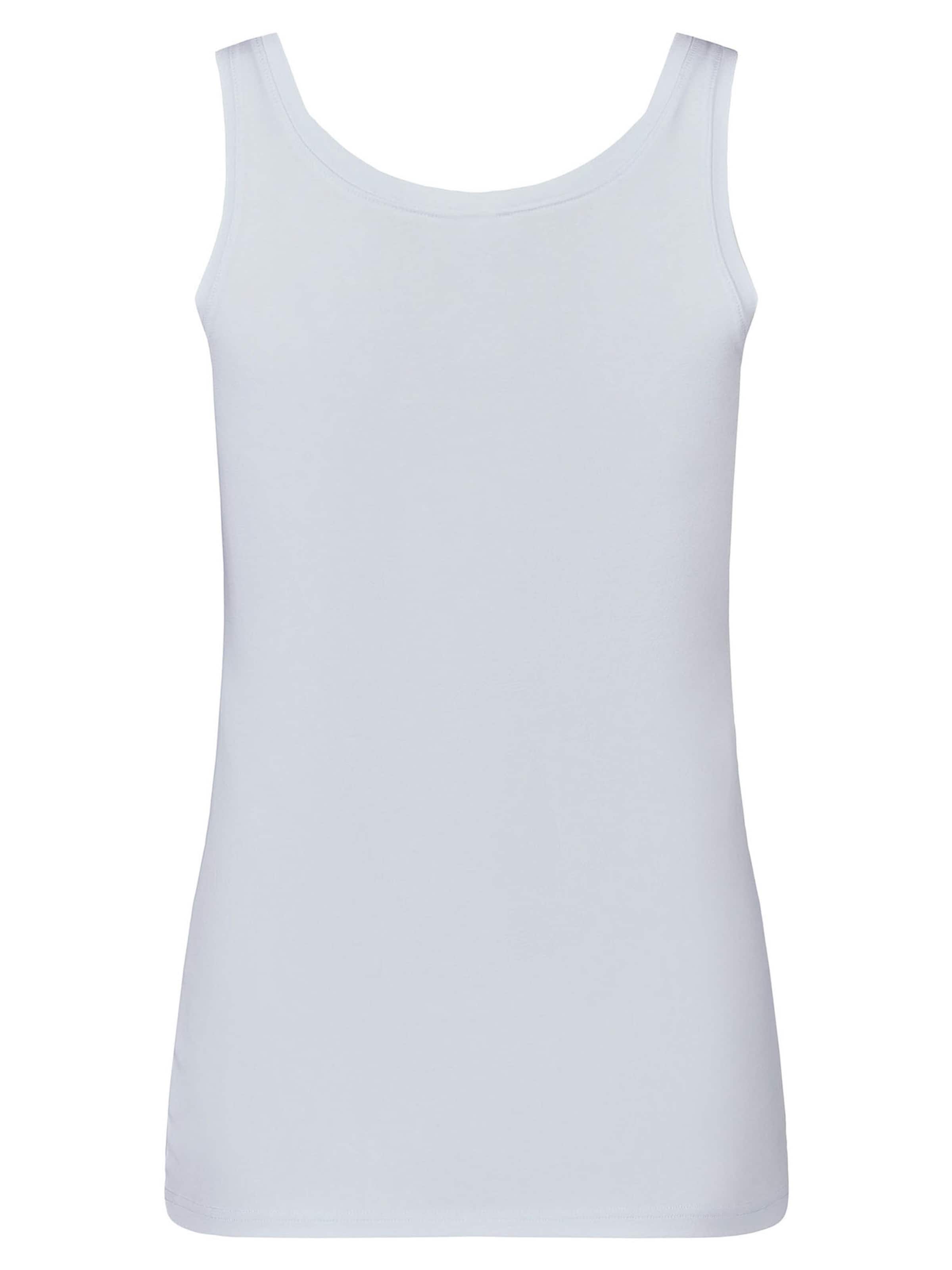 Haut ' Cotton Essentials ' Skiny en blanc