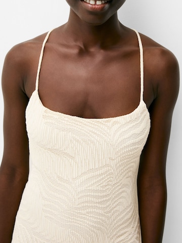 Bershka Dress in Beige
