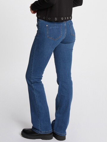 Coupe slim Jean Morgan en bleu