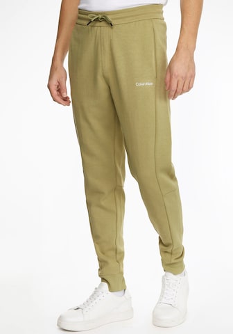 Calvin Klein Tapered Pants in Green: front