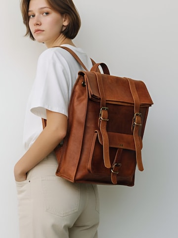 Ella Eisvogel Backpack 'Vintage' in Brown
