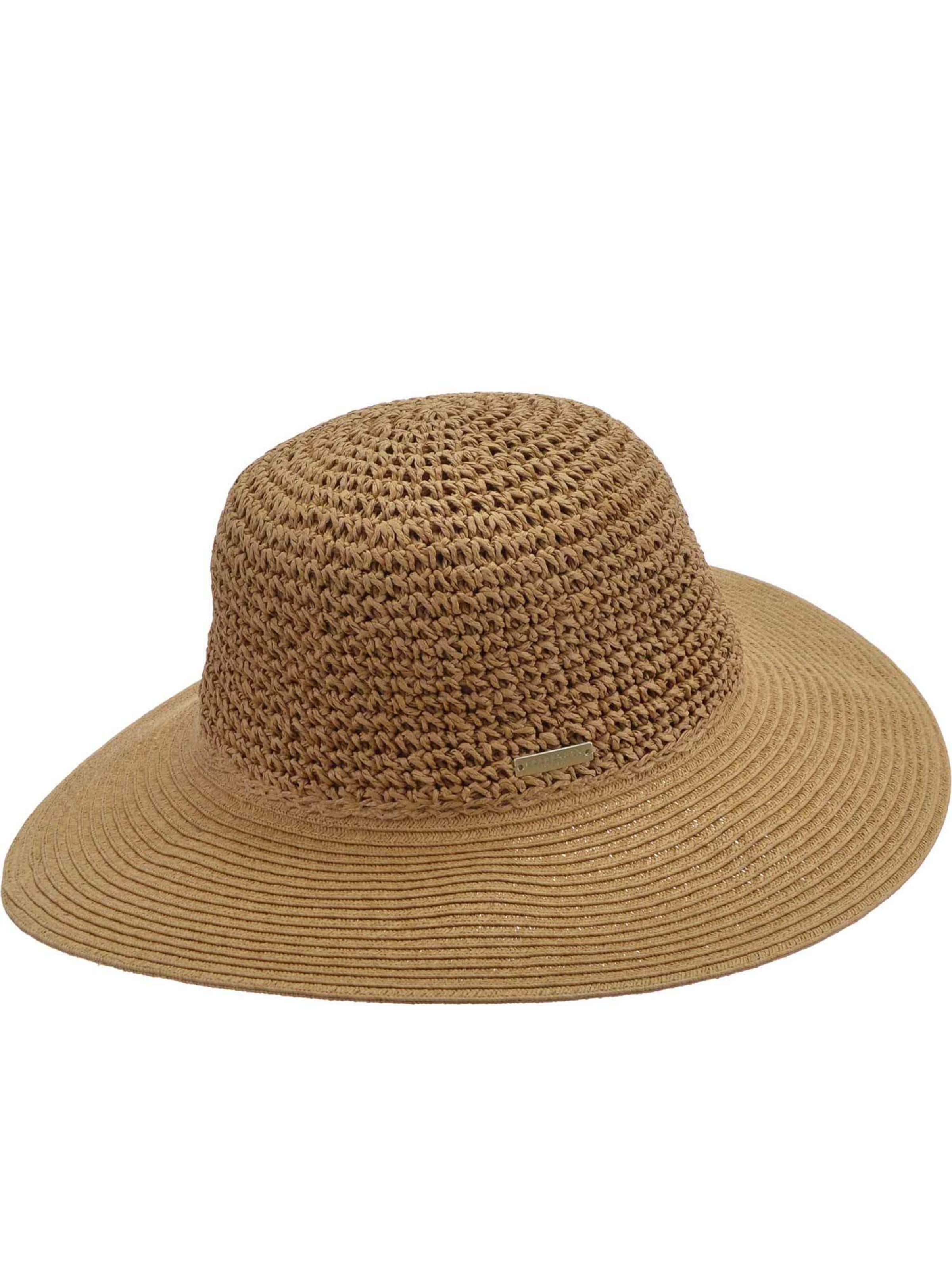 Seeberger Hat 'Hut' in Brown: front
