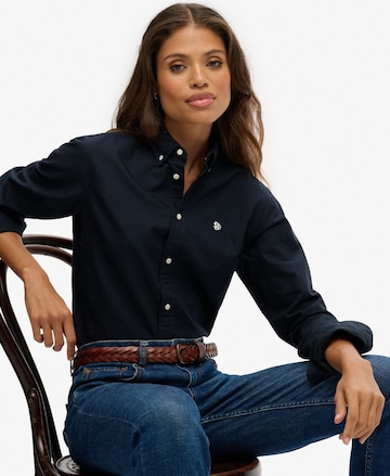 Chemisier 'Oxford' Superdry en bleu