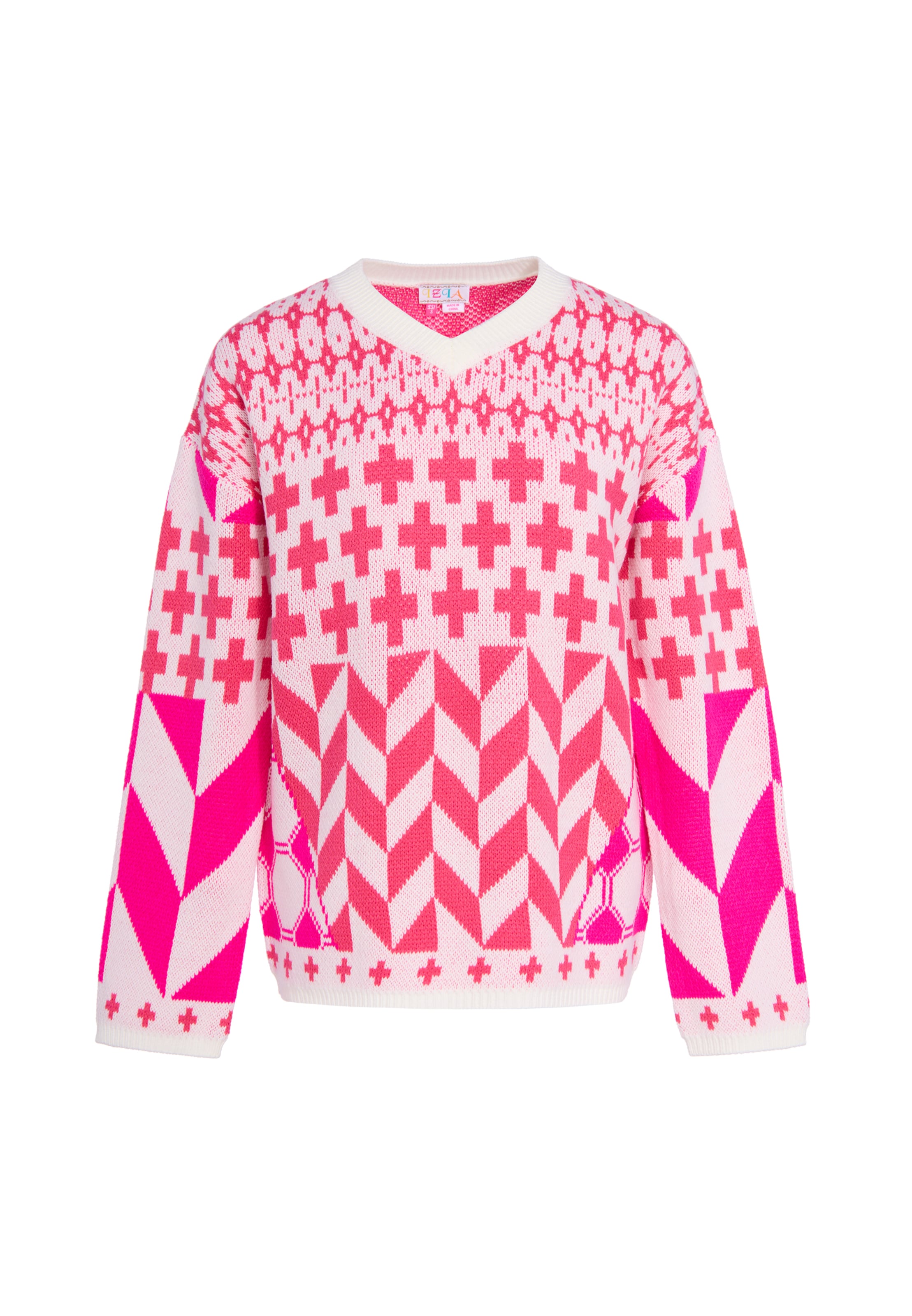 IZIA - Jersey en rosa: frente