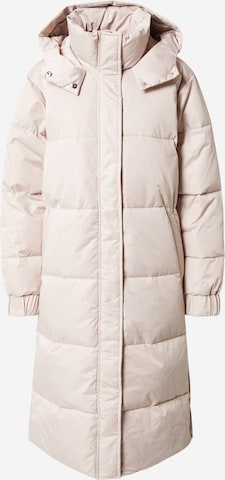 Abercrombie & Fitch Winter Coat in Grey: front