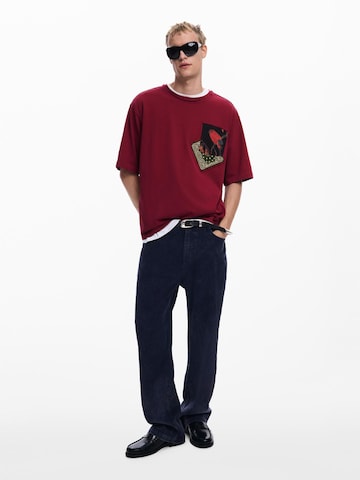 Tricou de la Desigual pe roșu