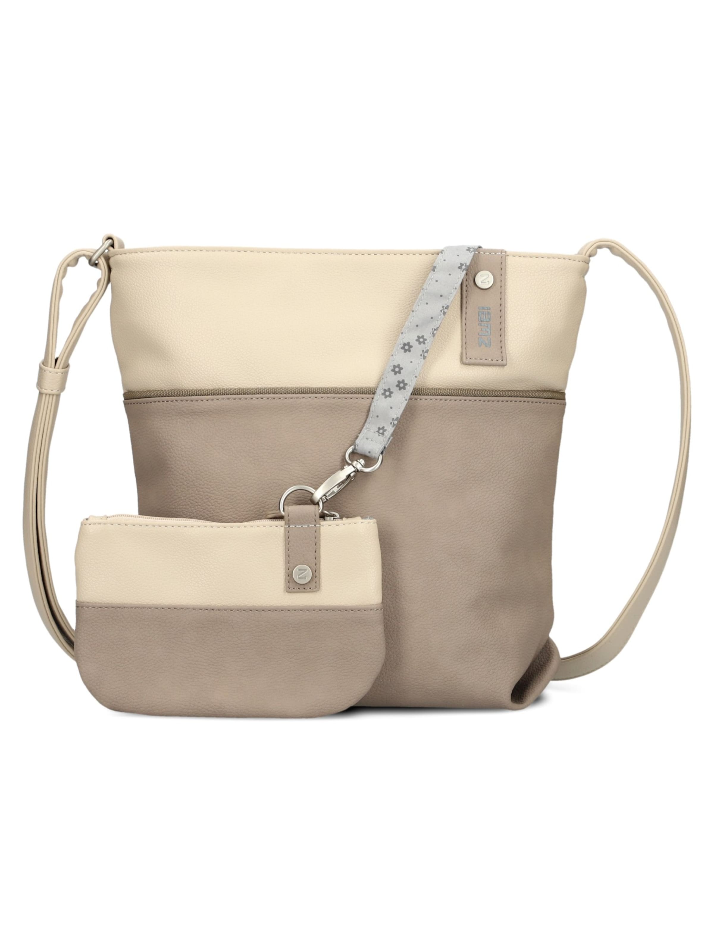 ZWEI Handtas 'JANA J10' in Bruin