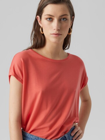 VERO MODA - Camisa 'AVA' em laranja