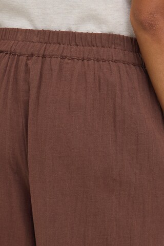 Regular Pantalon 'IHCALLIE' ICHI en marron
