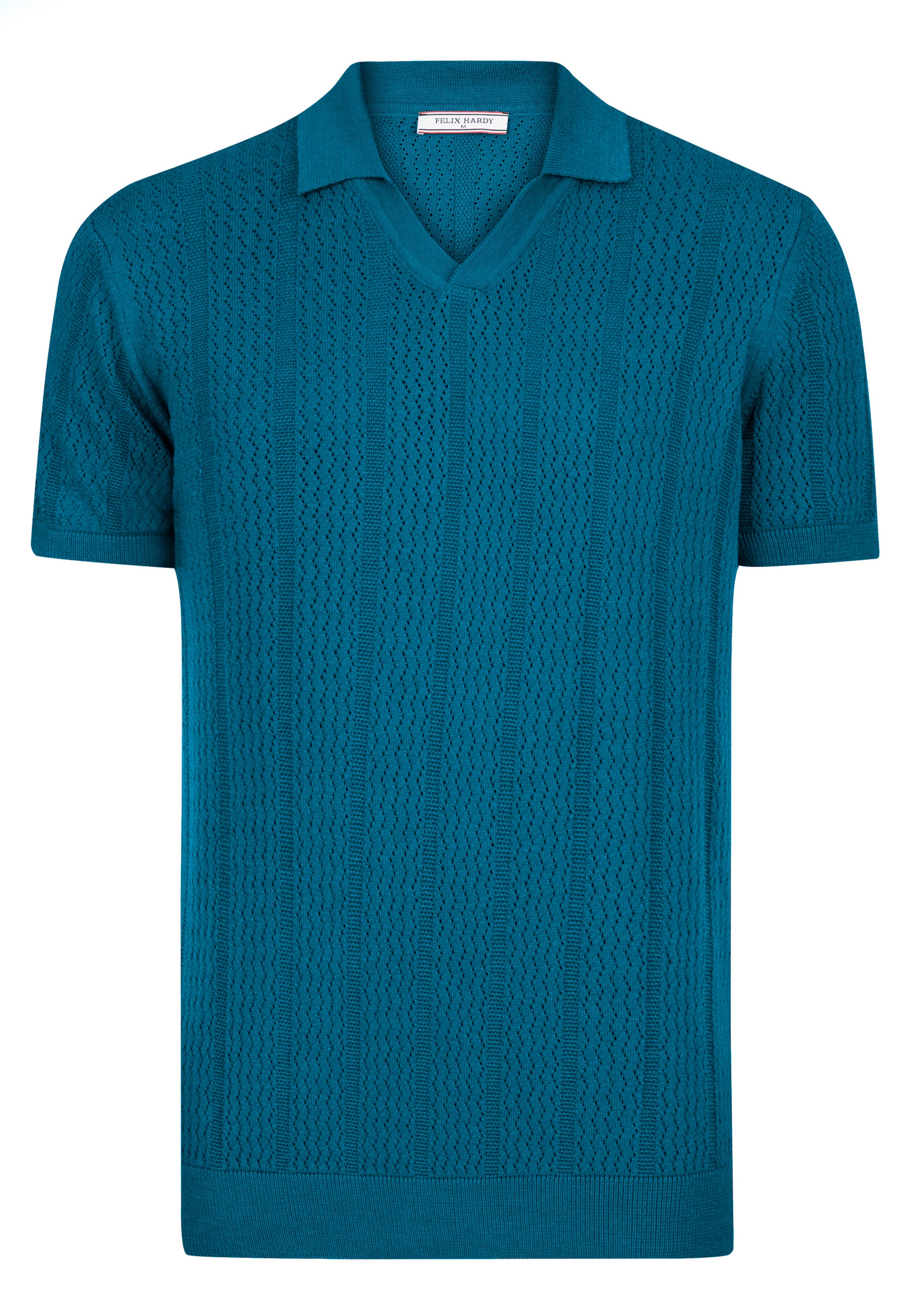 Felix Hardy Shirt in cyanblau, Produktansicht