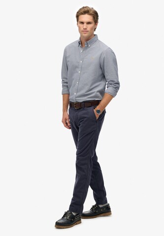 Regular Pantalon chino 'Utility' Superdry en bleu