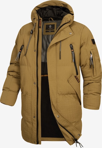 INDICODE JEANS Winter Coat 'INLondoy' in Green: front