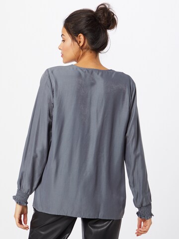 Cream Bluse 'Feng' in Grau