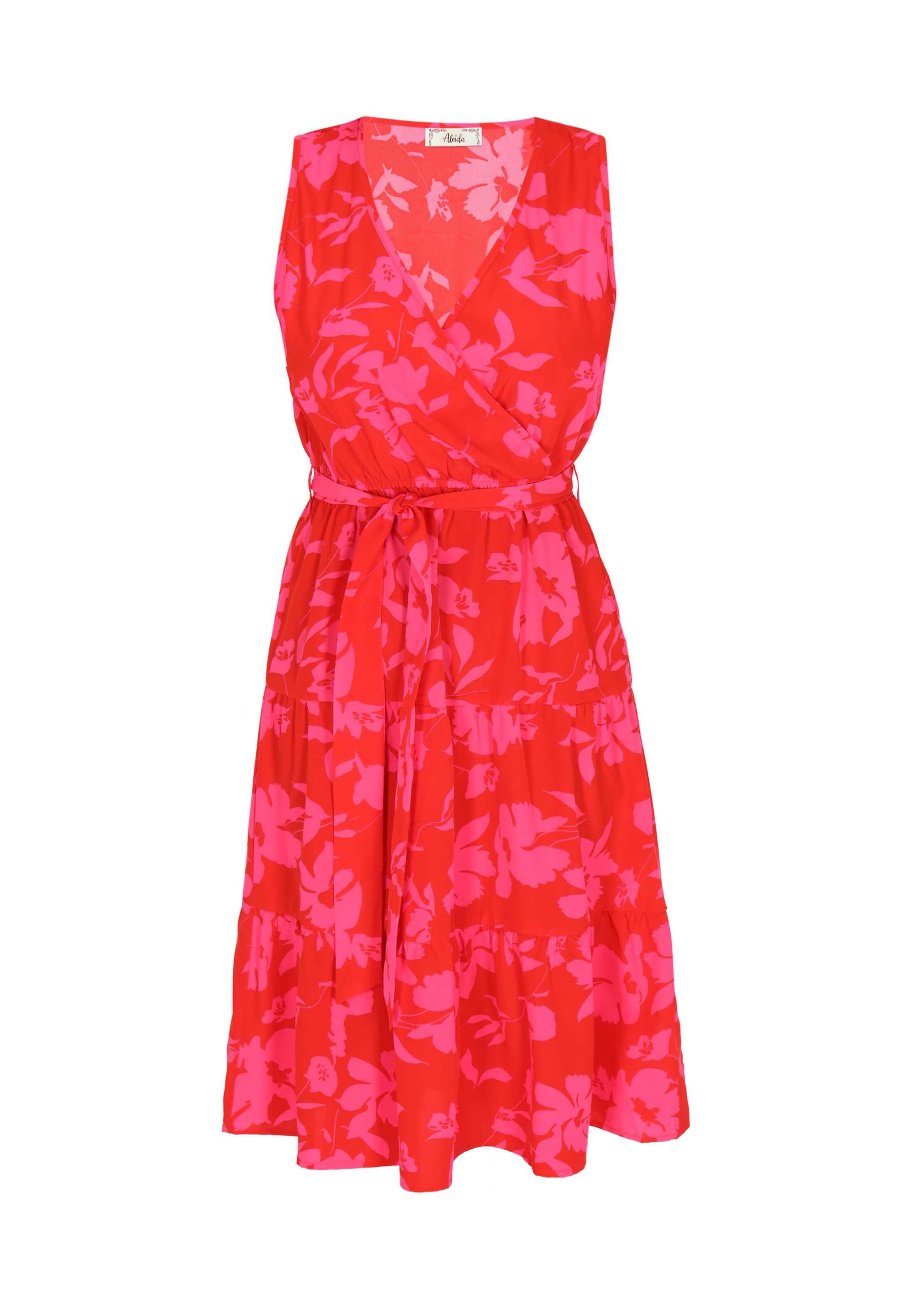 aleida Dress in Red: front