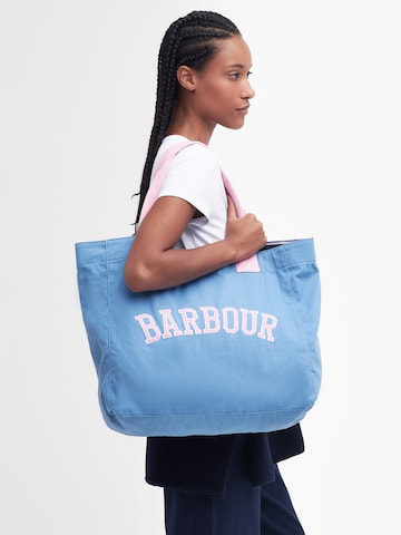 Barbour Nakupovalna torba | modra barva