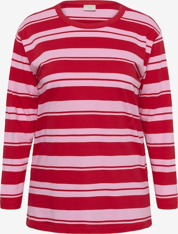 T-shirt 'KCWinni' KAFFE CURVE en rouge : devant