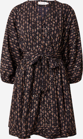 Robe-chemise Molly BRACKEN en noir : devant