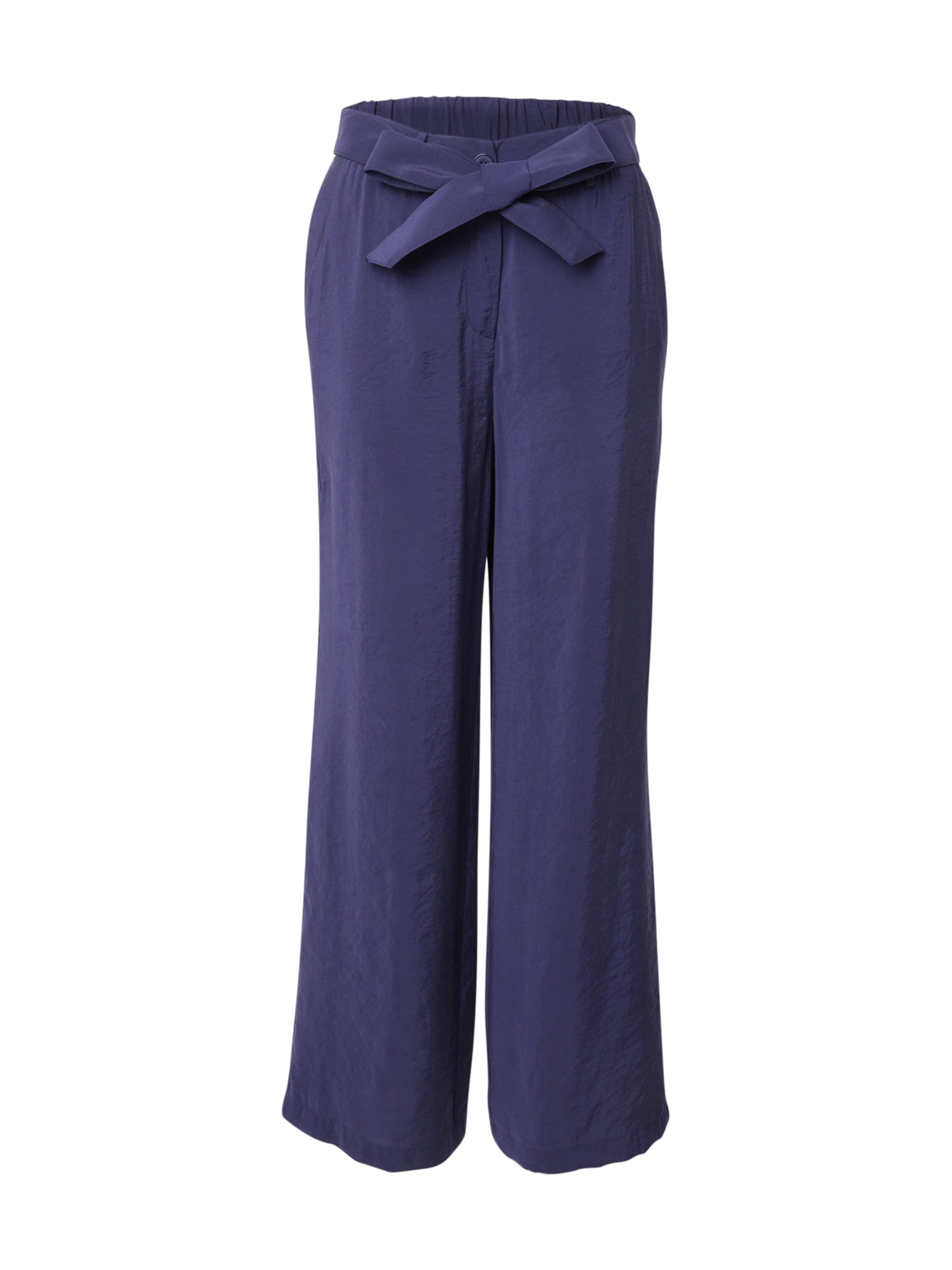 Largi Pantaloni de la MORE & MORE pe albastru: față