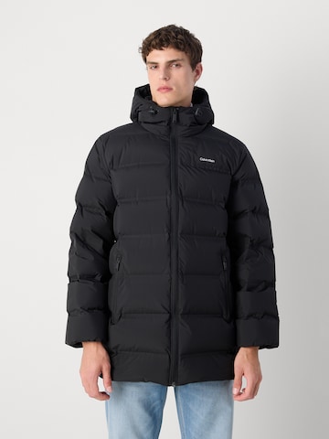 Regular Veste d’hiver Calvin Klein en noir : devant