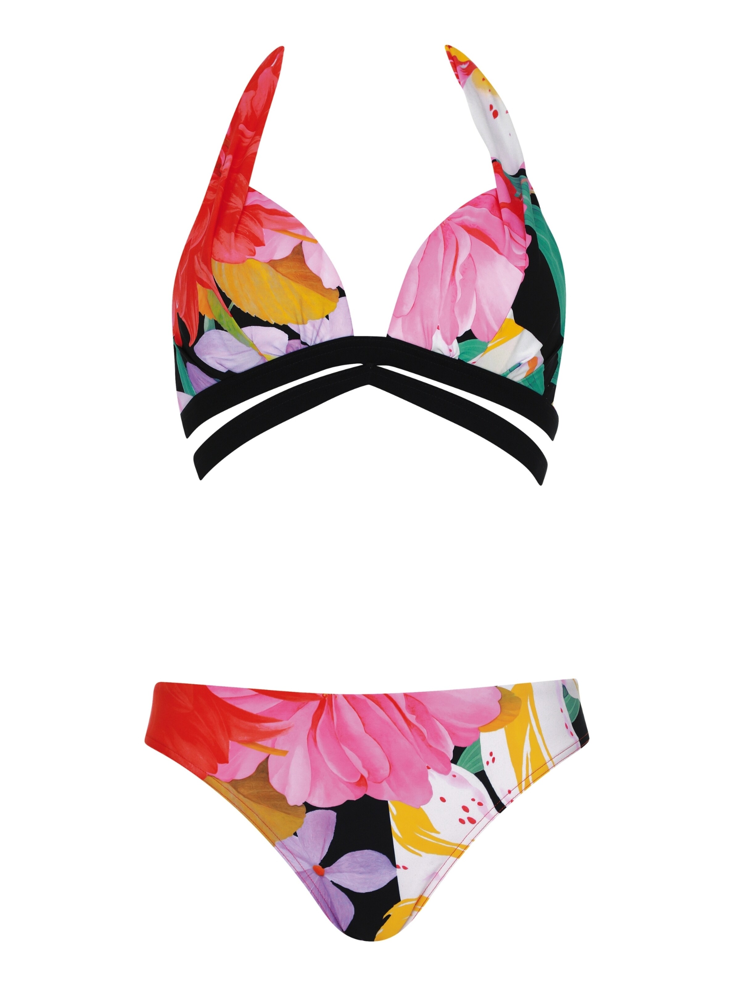 SUNFLAIR Triangle Bikini in Mixed colours: front