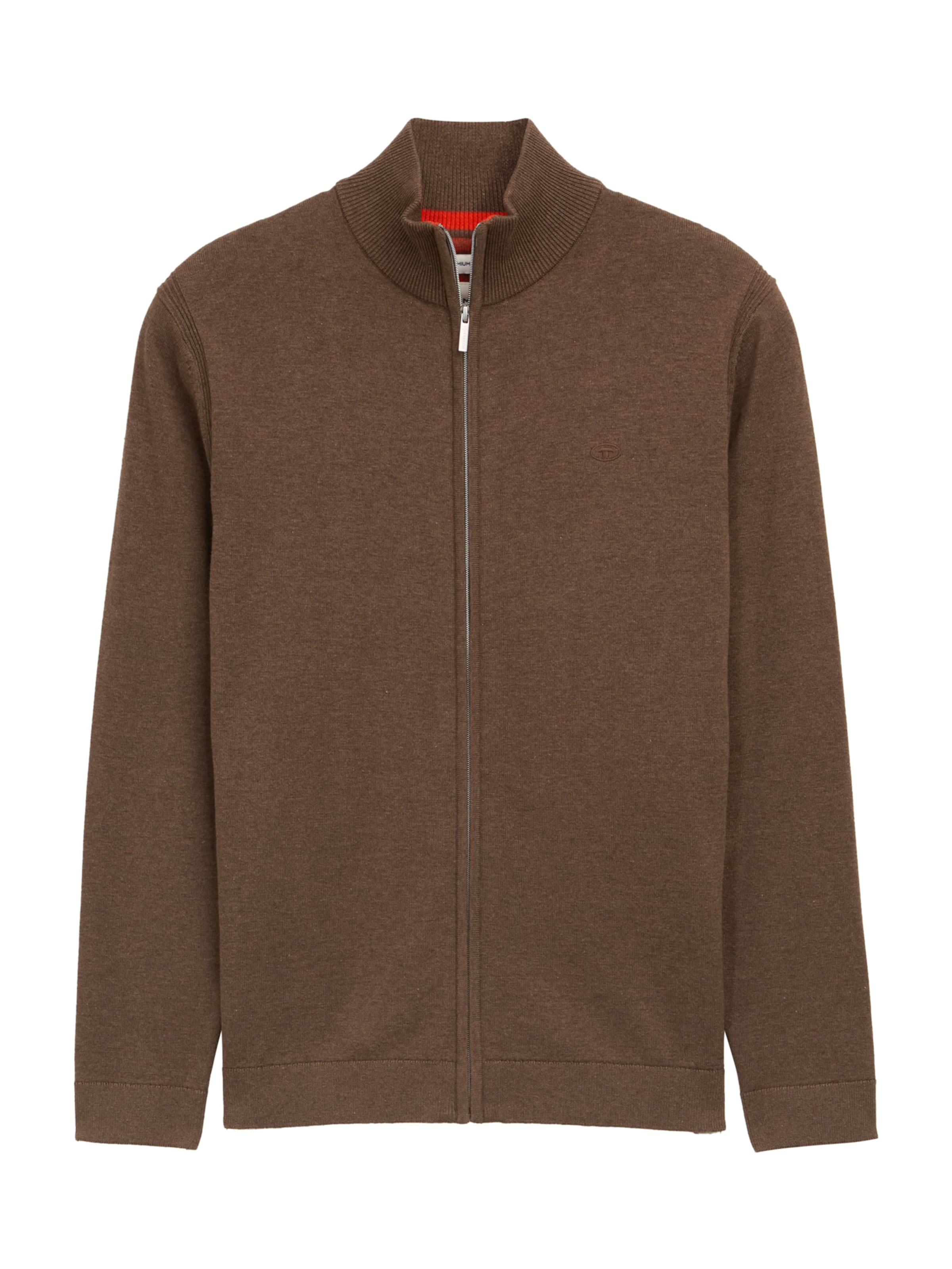 Geacă tricotată de la TOM TAILOR pe maro: față