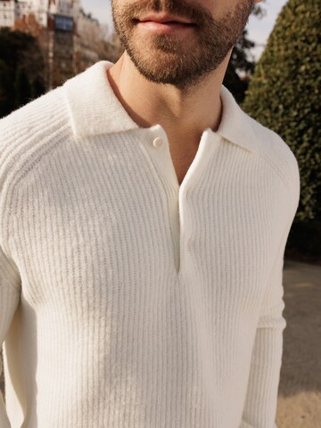 DAN FOX APPAREL - Jersey 'Anton' en blanco