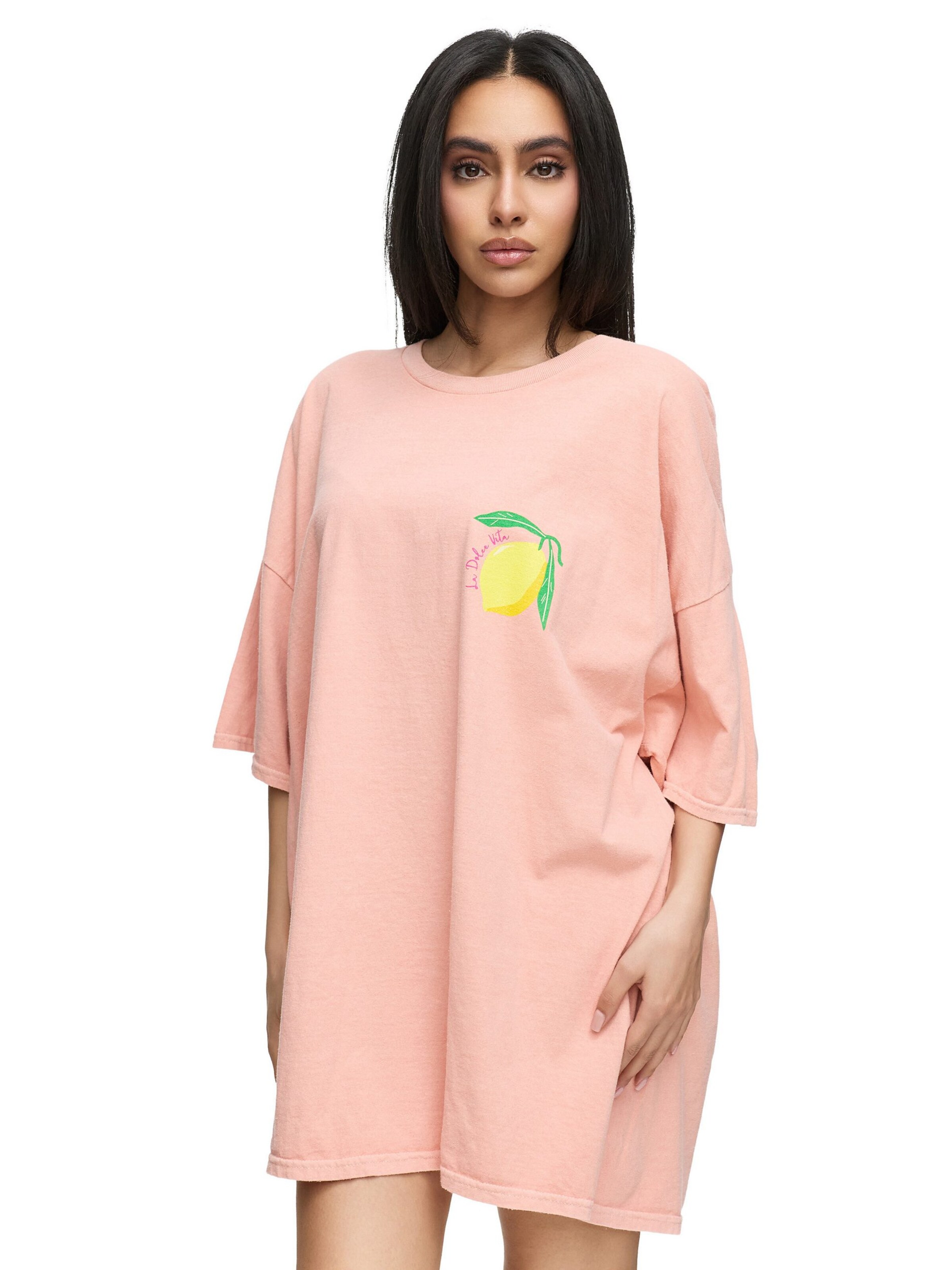 Worldclassca Oversizeshirt 'Limon Cello'‌‌‌‌‌‌‌‌ in Orange