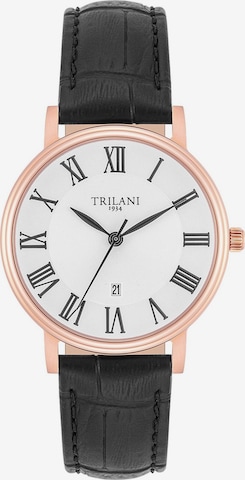 Trilani Analog Watch in Gold: front