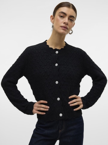 VERO MODA Knit cardigan 'PURDIE' in Black