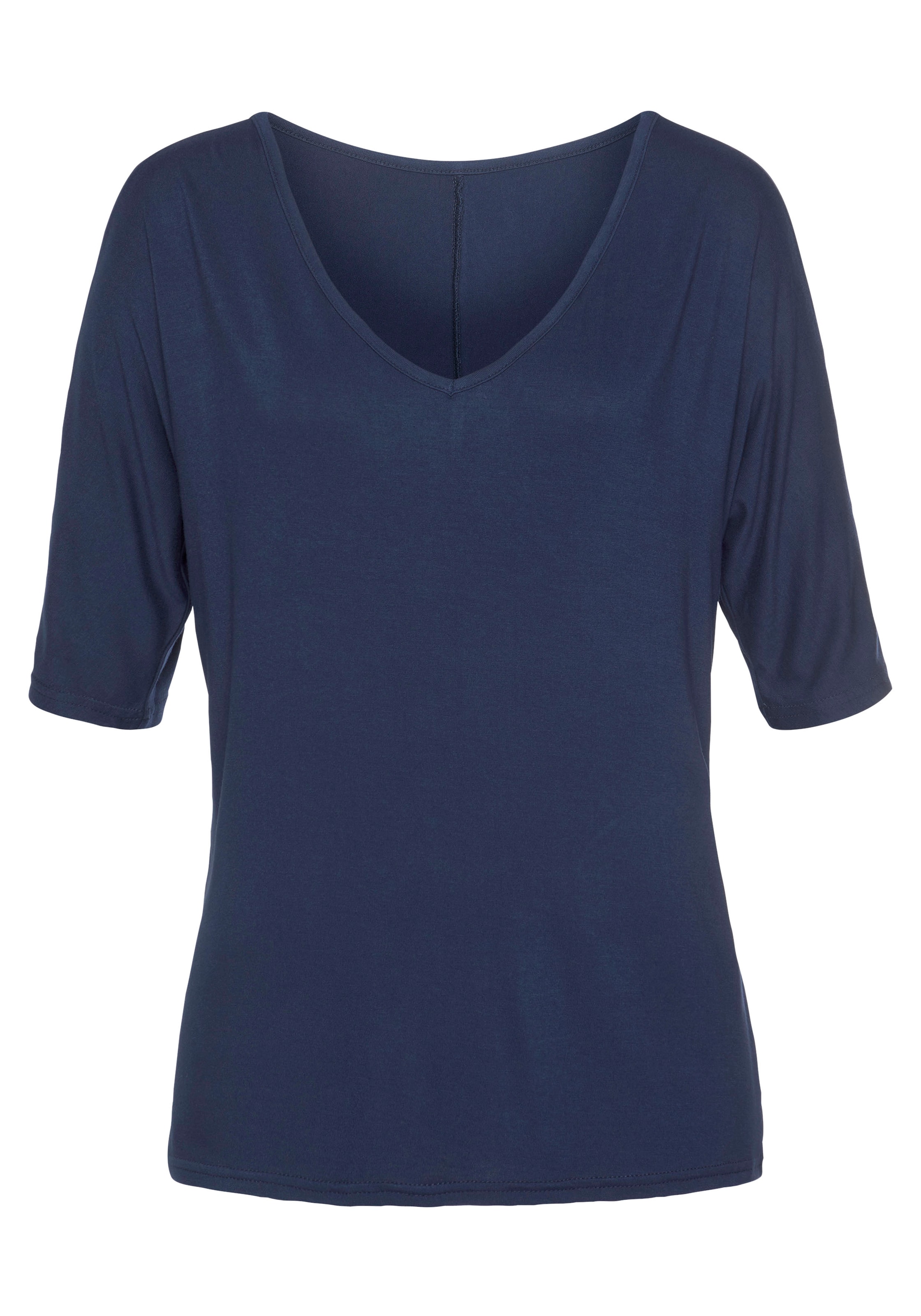 T-shirt VIVANCE en bleu : devant