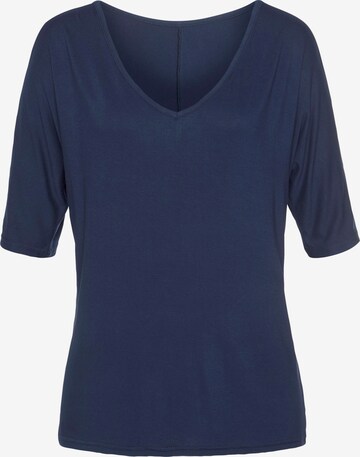 T-shirt VIVANCE en bleu : devant