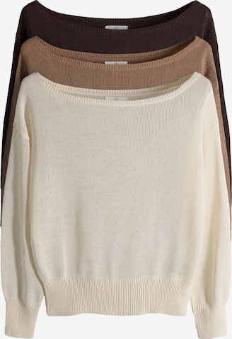 Pullover di The Set in beige: frontale