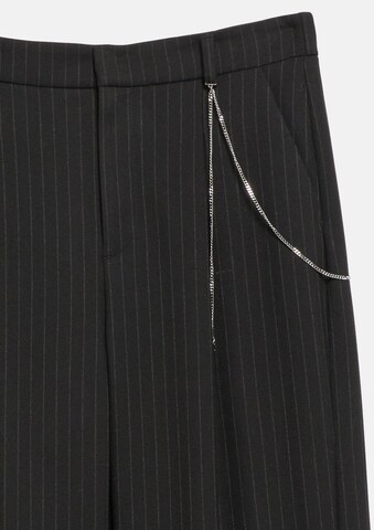 COMMA Wide Leg Hose in Schwarz: Vorderseite