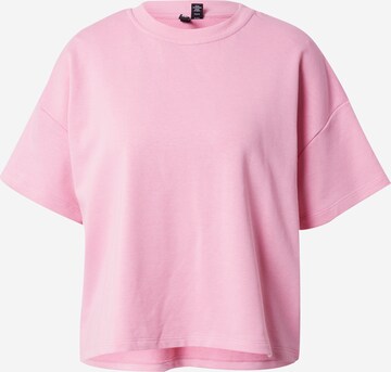 Sweat-shirt 'CHILLI' PIECES en rose : devant