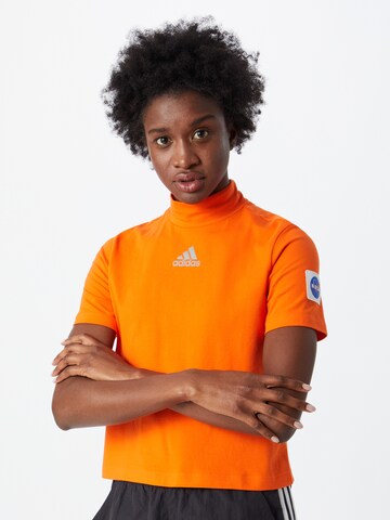 T-shirt fonctionnel ADIDAS SPORTSWEAR en orange : devant