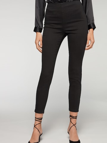 CALZEDONIA Skinny Leggings in Black: front