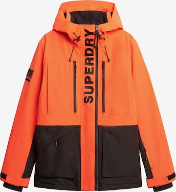Superdry & Co Sportjas 'Ultimate Freestyle' in Oranje: voorkant