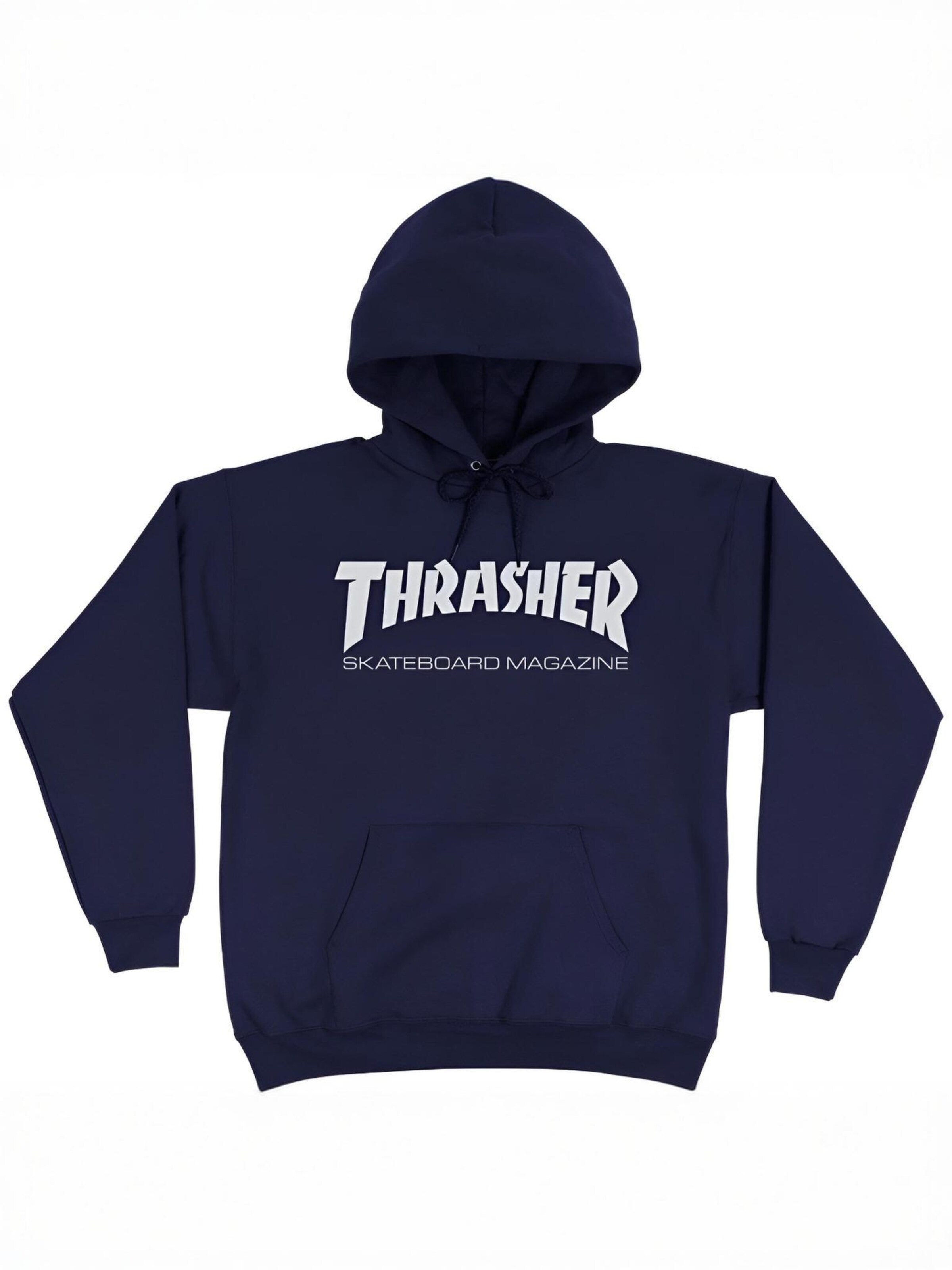 THRASHER Sweatshirt 'SKATE MAG' in Blauw: voorkant