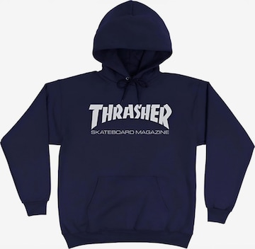 THRASHER Collegepaita 'SKATE MAG' värissä sininen: etupuoli