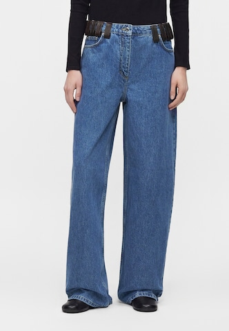 IRO Loosefit Jeans in Blauw: voorkant