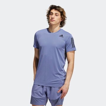 T-Shirt fonctionnel ADIDAS SPORTSWEAR en violet : devant