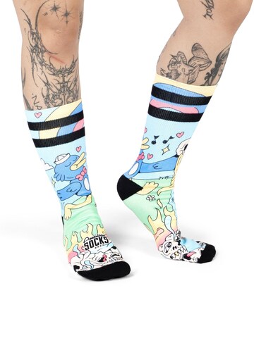 Calzino 'Cute Chaos' di American Socks in blu